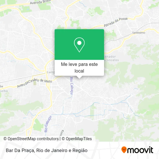 Bar Da Praça mapa