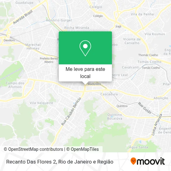Recanto Das Flores 2 mapa
