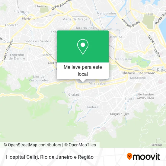 Hospital Cellrj mapa