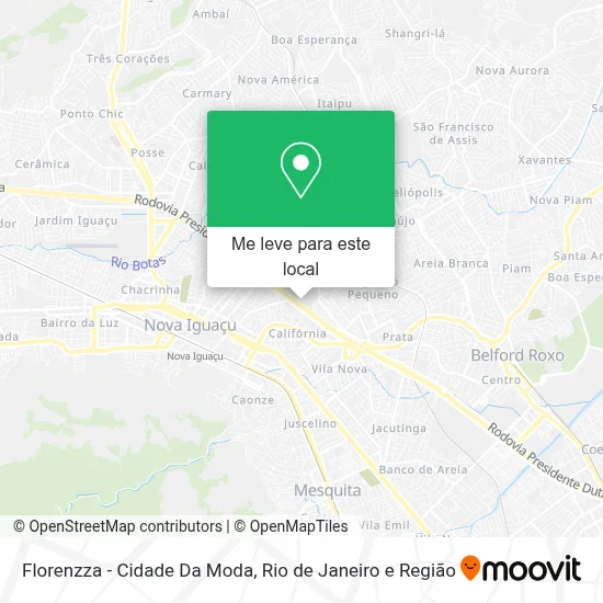 Florenzza - Cidade Da Moda mapa