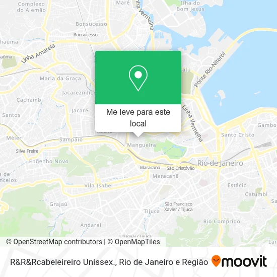 R&R&Rcabeleireiro Unissex. mapa