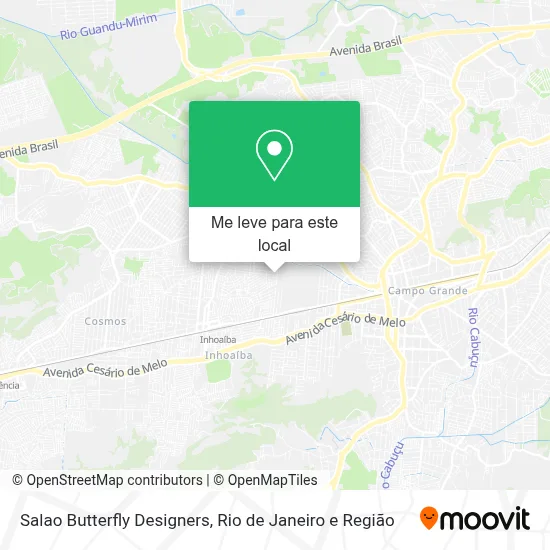 Salao Butterfly Designers mapa