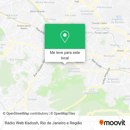 Rádio Web Kadosh mapa