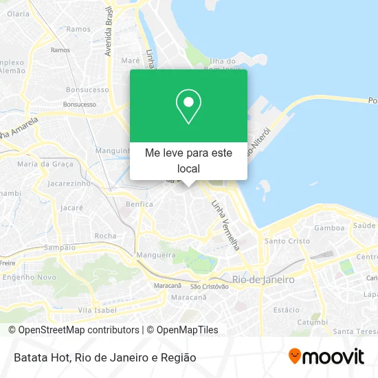 Batata Hot mapa