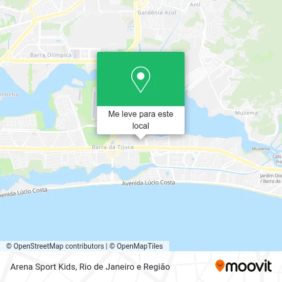 Arena Sport Kids mapa