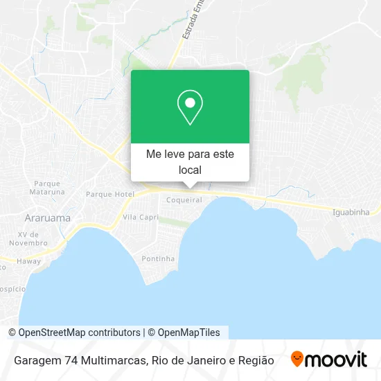 Garagem 74 Multimarcas mapa