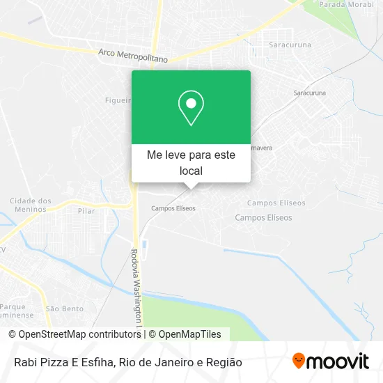 Rabi Pizza E Esfiha mapa