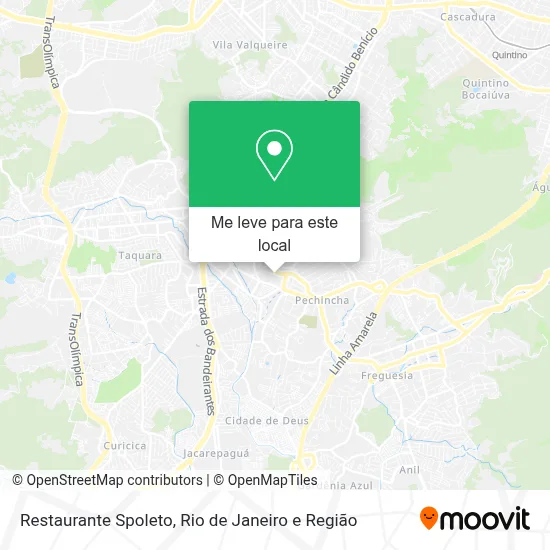 Restaurante Spoleto mapa