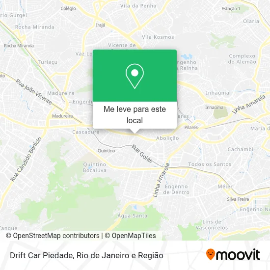 Drift Car Piedade mapa