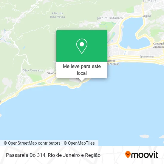 Passarela Do 314 mapa