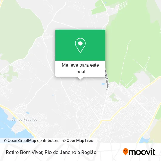 Retiro Bom Viver mapa