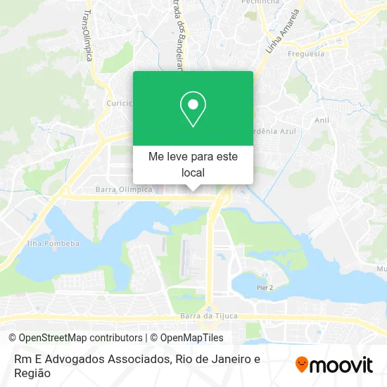 Rm E Advogados Associados mapa