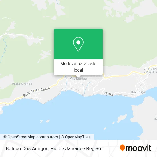 Boteco Dos Amigos mapa