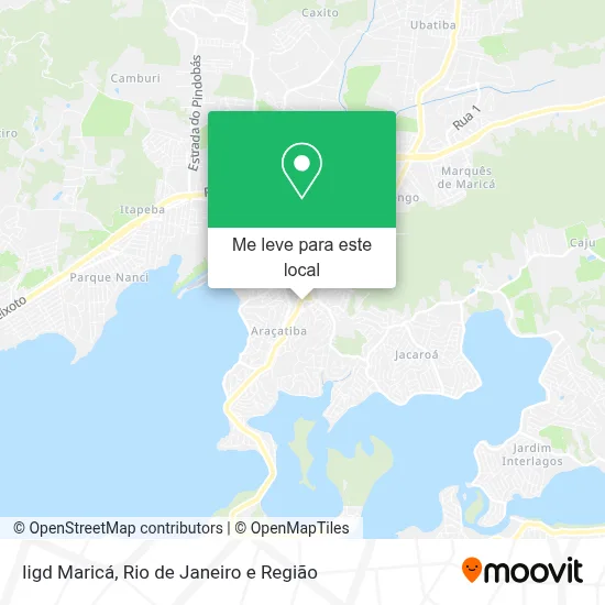 Iigd Maricá mapa