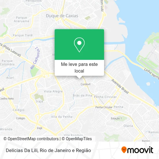 Delícias Da Lili mapa