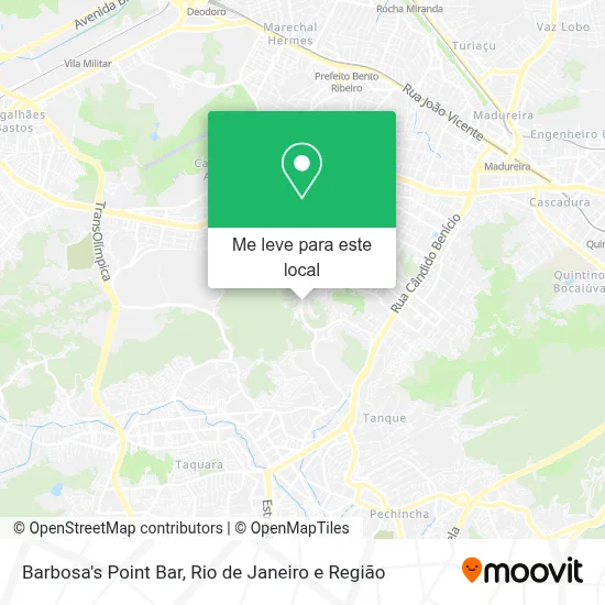 Barbosa's Point Bar mapa