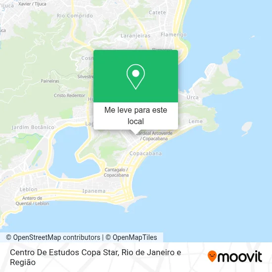 Centro De Estudos Copa Star mapa