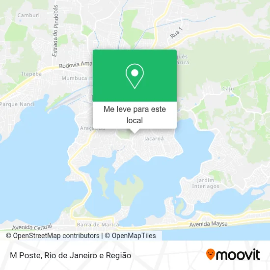M Poste mapa