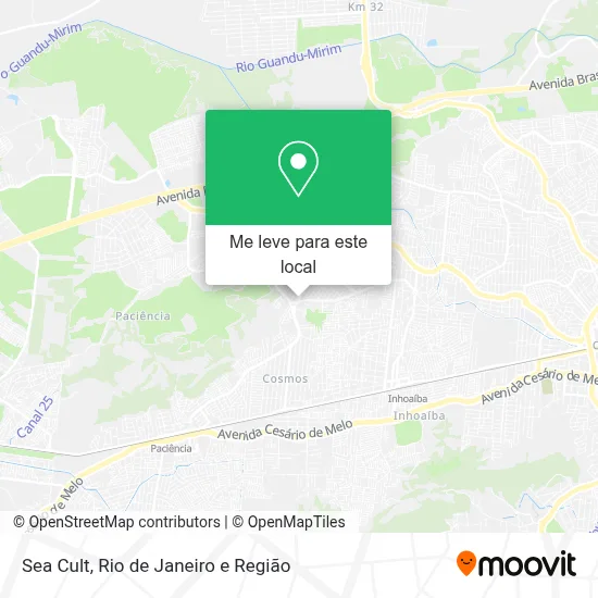 Sea Cult mapa