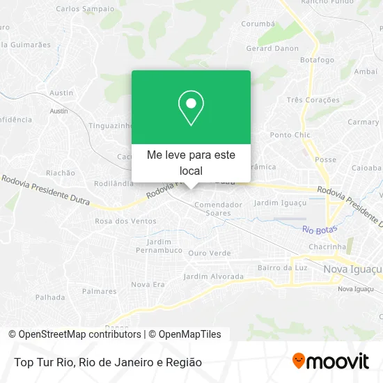 Top Tur Rio mapa
