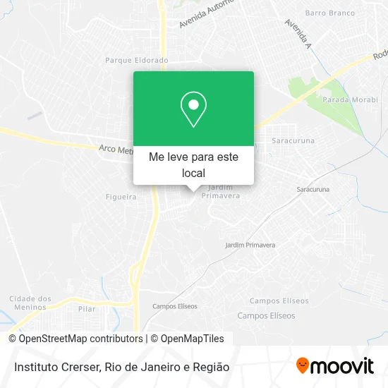 Instituto Crerser mapa