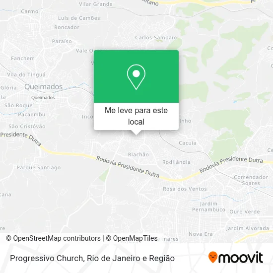 Progressivo Church mapa