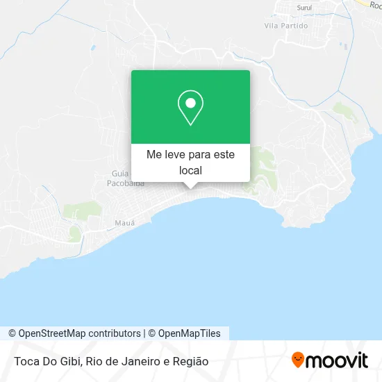 Toca Do Gibi mapa