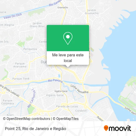 Point 25 mapa