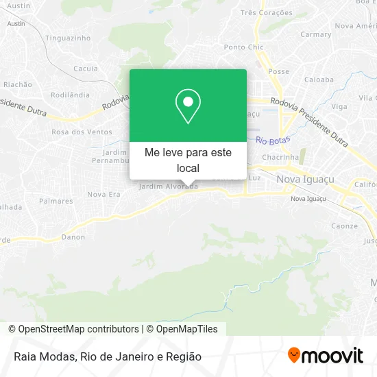 Raia Modas mapa