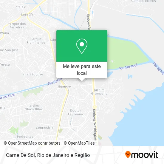 Carne De Sol mapa