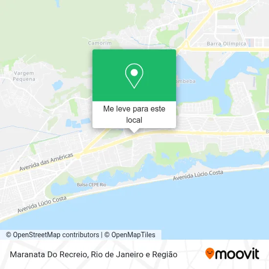 Maranata Do Recreio mapa