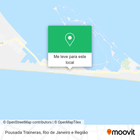 Pousada Traineras mapa