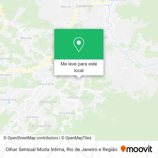 Olhar Sensual Moda Íntima mapa