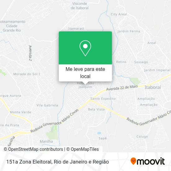 151a Zona Eleitoral mapa