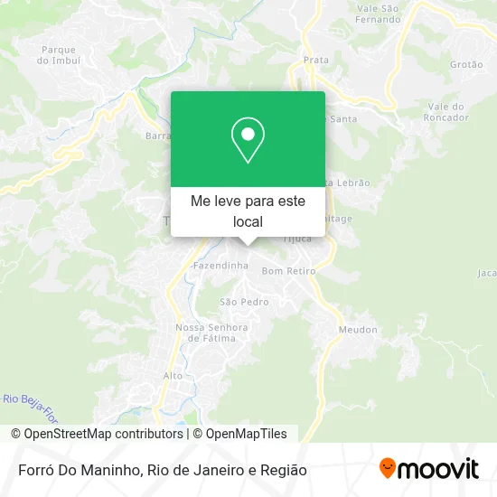 Forró Do Maninho mapa