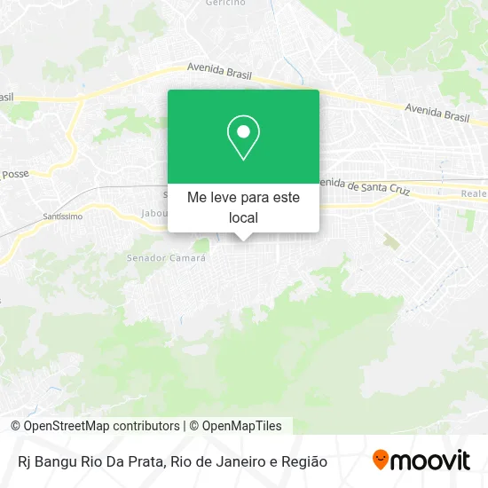 Rj Bangu Rio Da Prata mapa
