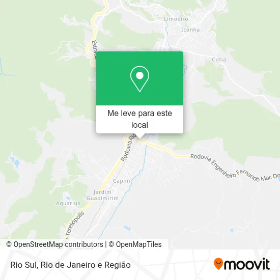 Rio Sul mapa