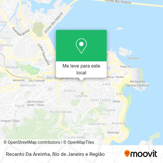 Recanto Da Areinha mapa