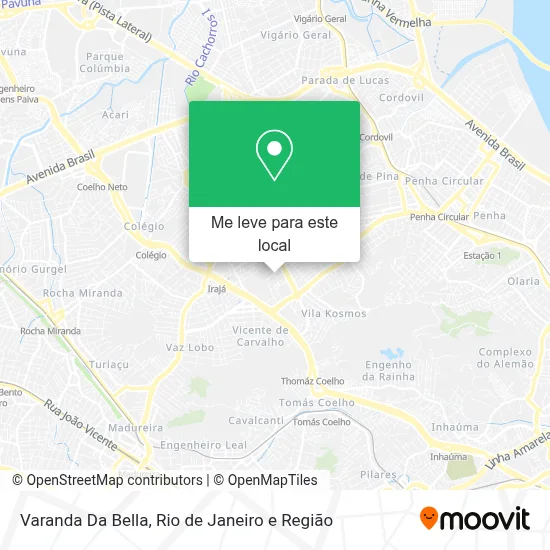 Varanda Da Bella mapa