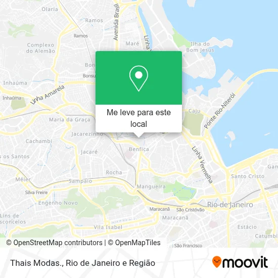 Thais Modas. mapa