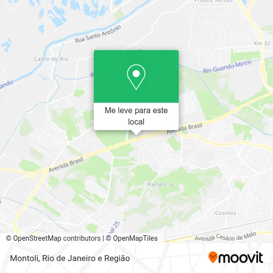 Montoli mapa
