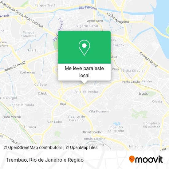Trembao mapa