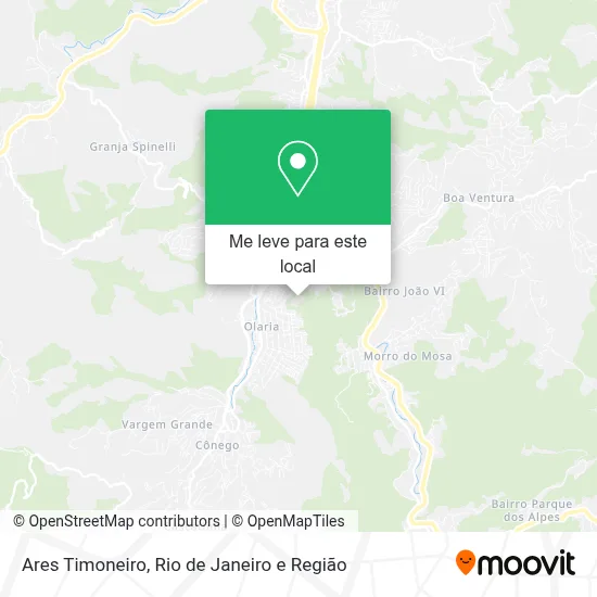 Ares Timoneiro mapa