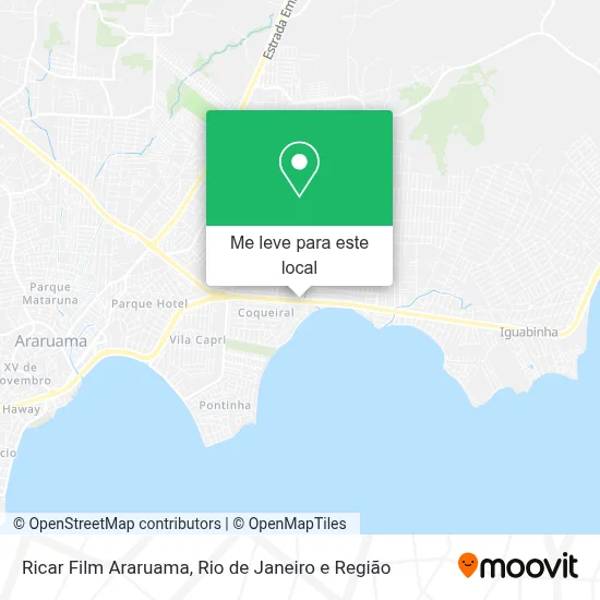 Ricar Film Araruama mapa