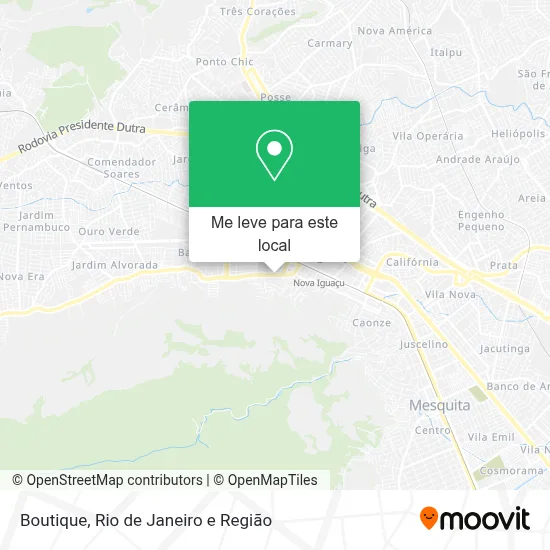 Boutique mapa