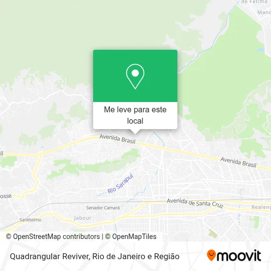 Quadrangular Reviver mapa