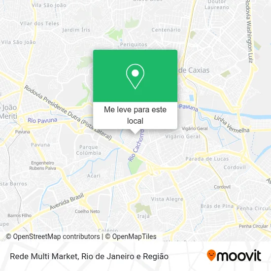 Rede Multi Market mapa