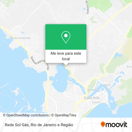 Rede Sol Gás mapa