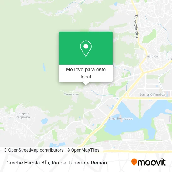 Creche Escola Bfa mapa