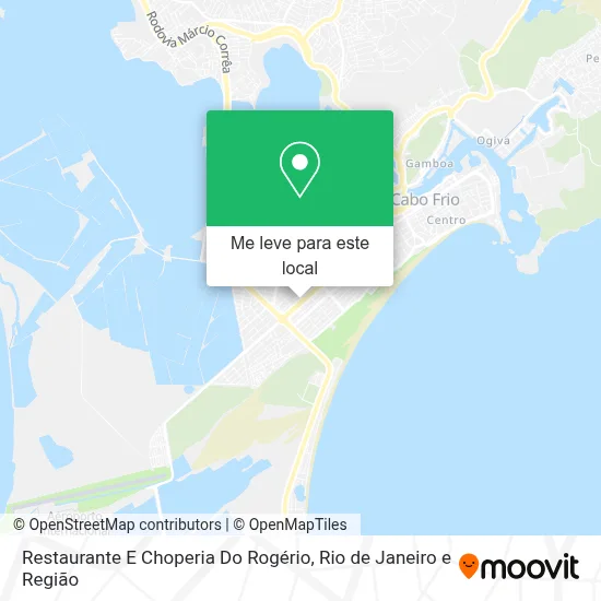 Restaurante E Choperia Do Rogério mapa